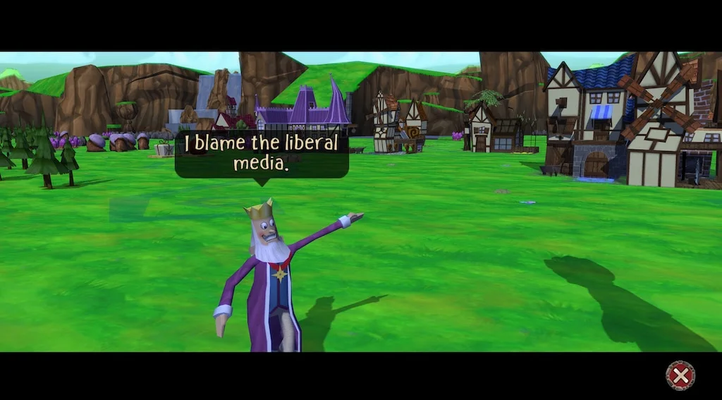 A World of Keflings village gameplay scene