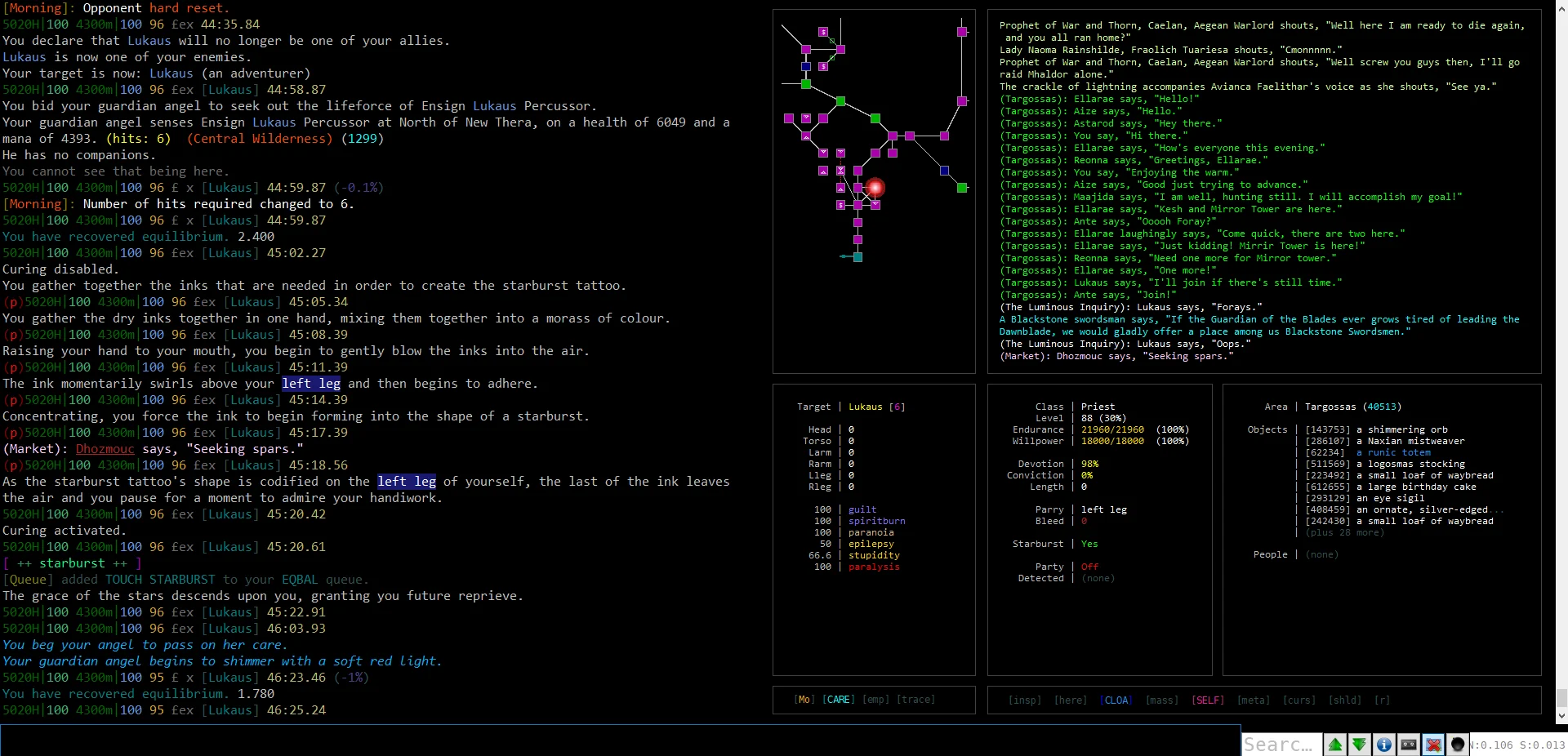 Achaea gameplay screenshot 2