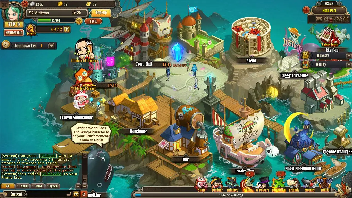 Anime Pirates gameplay screenshot 2