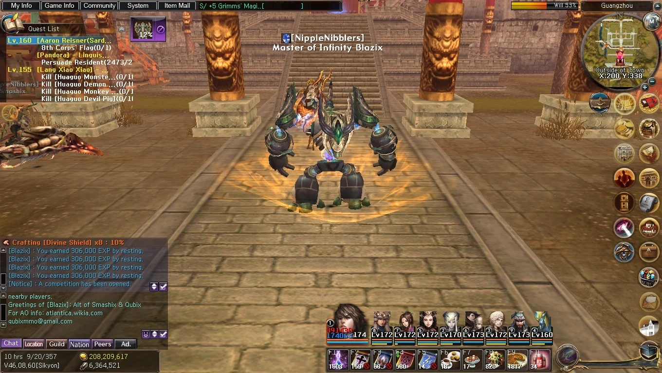 Atlantica Online gameplay featured in the MMOFinder editorial