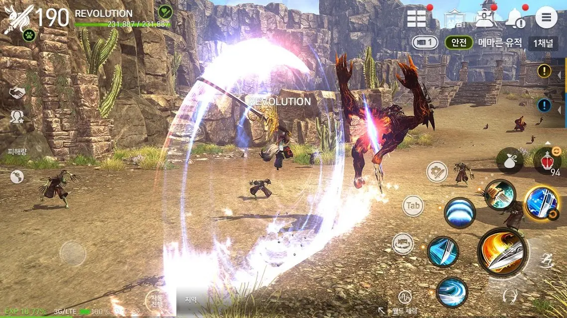 Blade & Soul Revolution gameplay screenshot 2