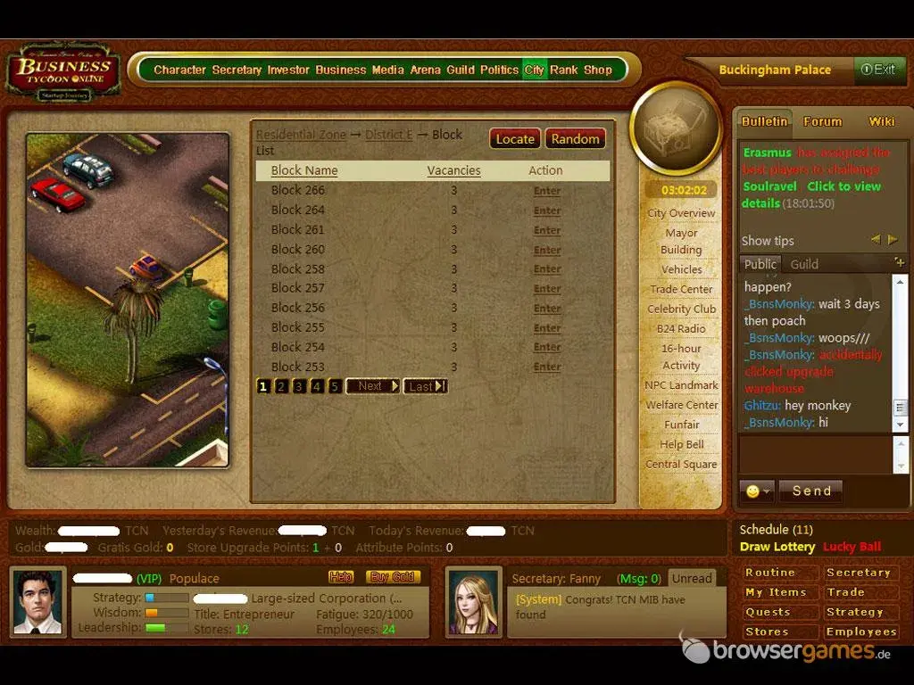 Business Tycoon Online gameplay screenshot 2