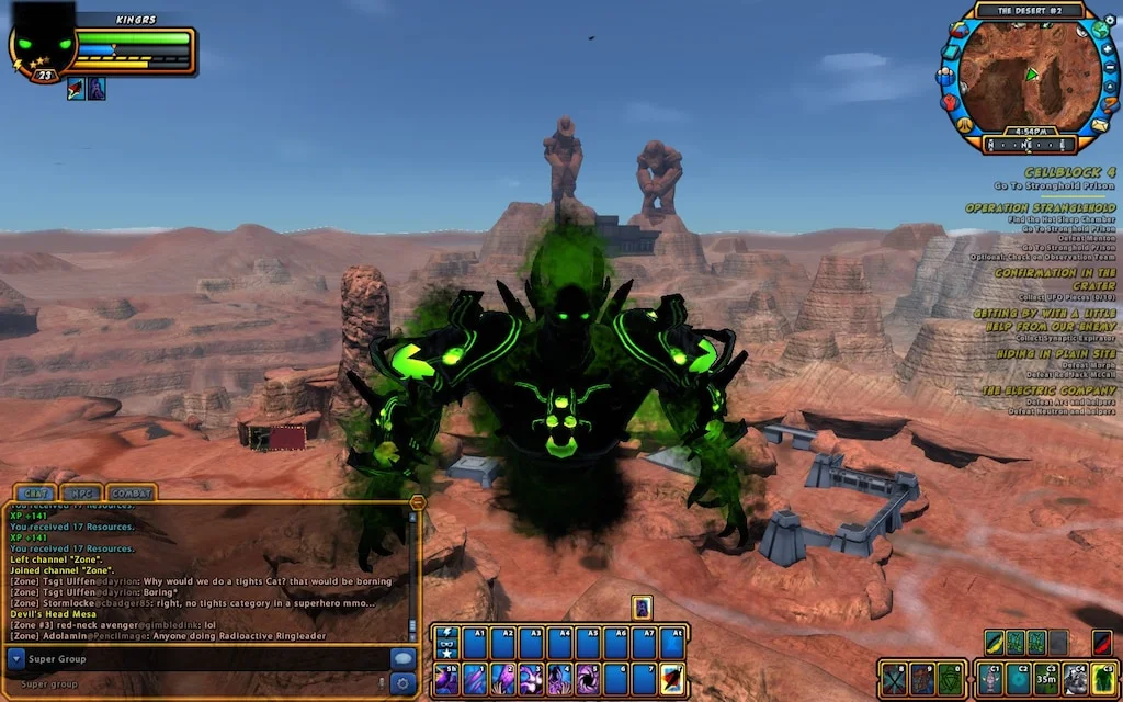 Champions Online gameplay screenshot 2
