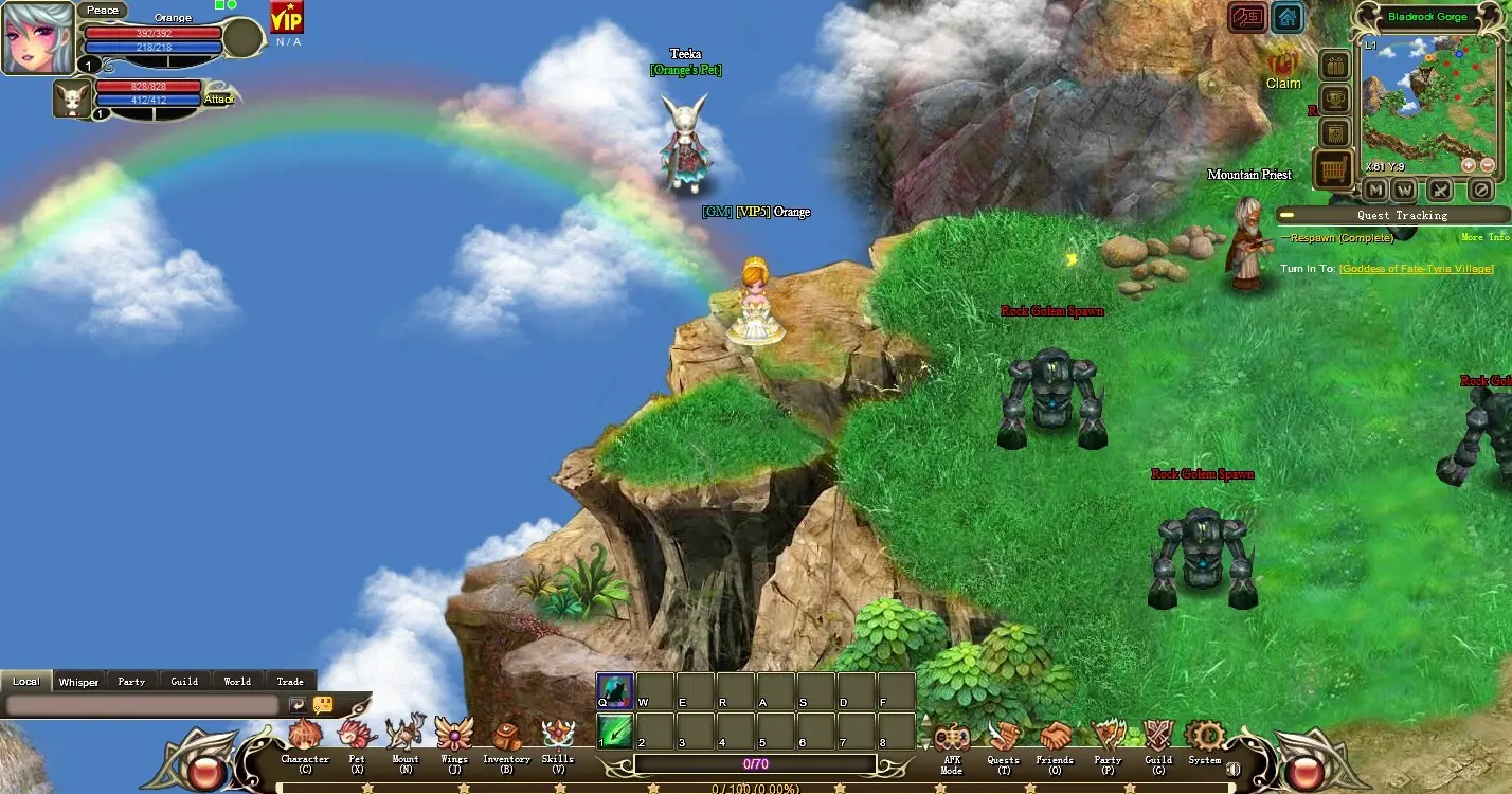 Crystal Saga gameplay screenshot 2