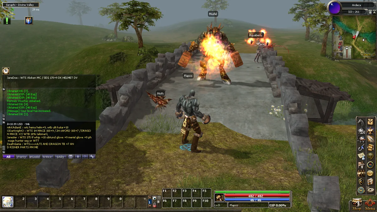 Dekaron gameplay featured in the MMOFinder editorial