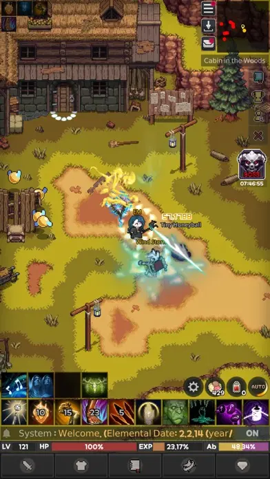 Elemental: 2D MMORPG gameplay screenshot 2