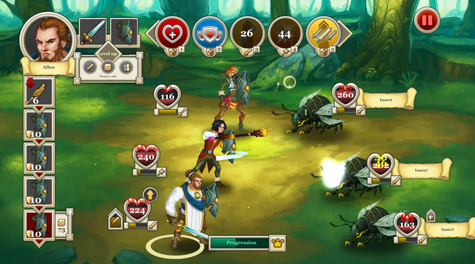 Heroes & Legends: Conquerors of Kolhar gameplay screenshot 2