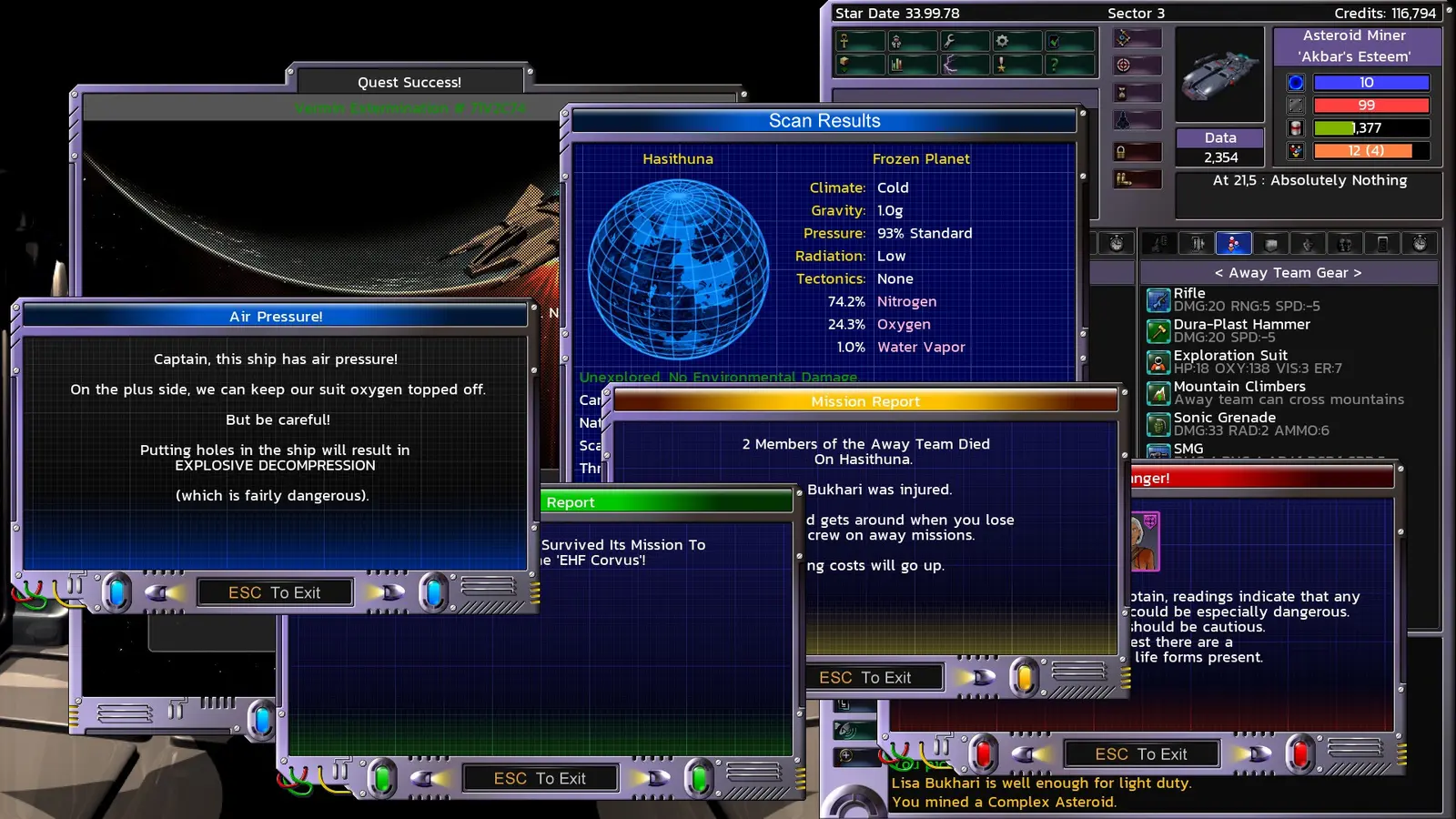 Infinity: The Quest for Earth gameplay screenshot 2