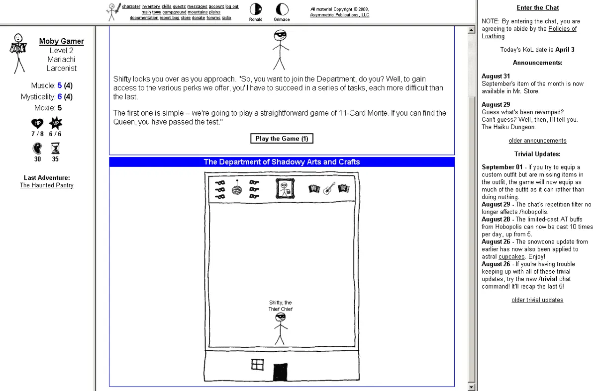 Kingdom of Loathing gameplay screenshot 2