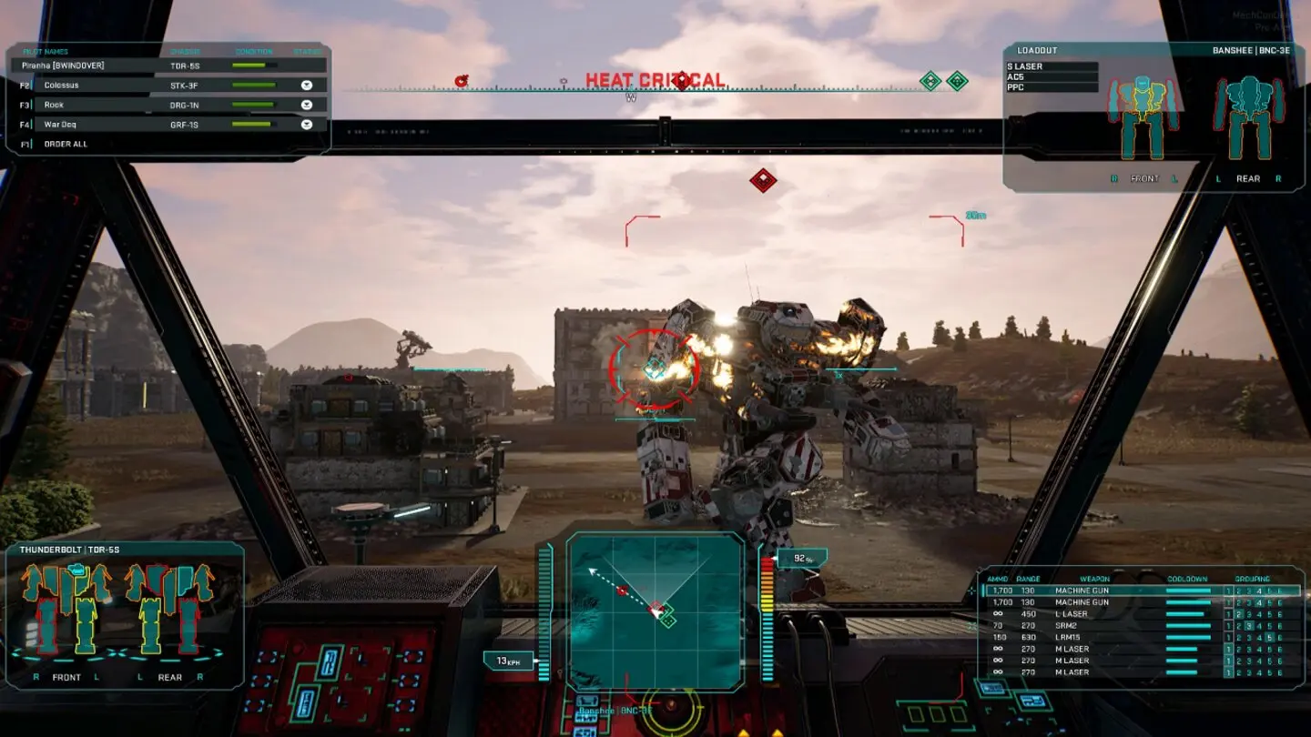 MechWarrior 5: Mercenaries gameplay screenshot 2