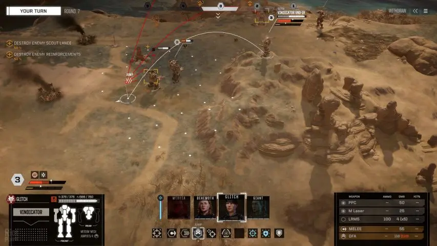 Multiplayer BattleTech 3025 gameplay screenshot 2