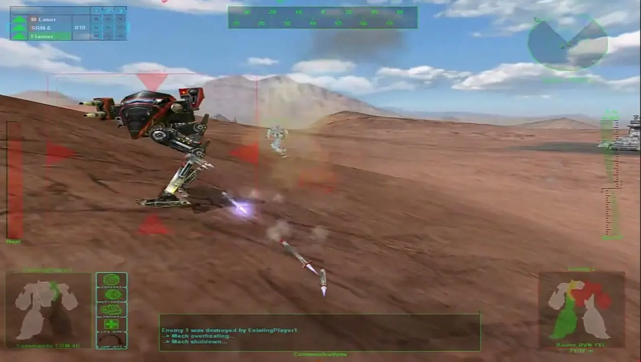 Multiplayer BattleTech: EGA gameplay screenshot 2