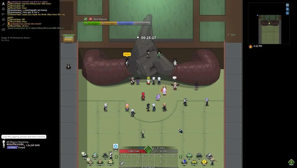 Nin Online gameplay screenshot 2