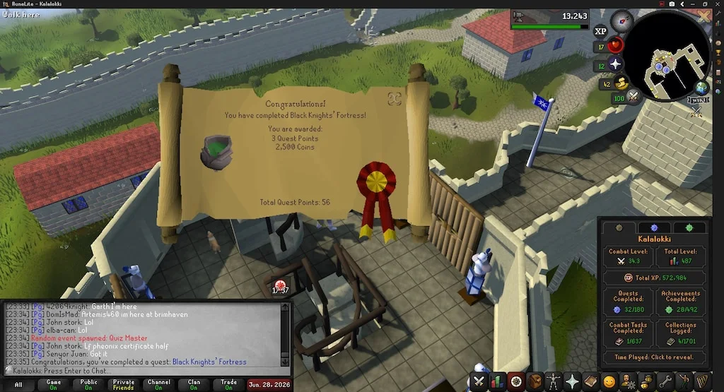 Old School RuneScape gameplay screenshot 2