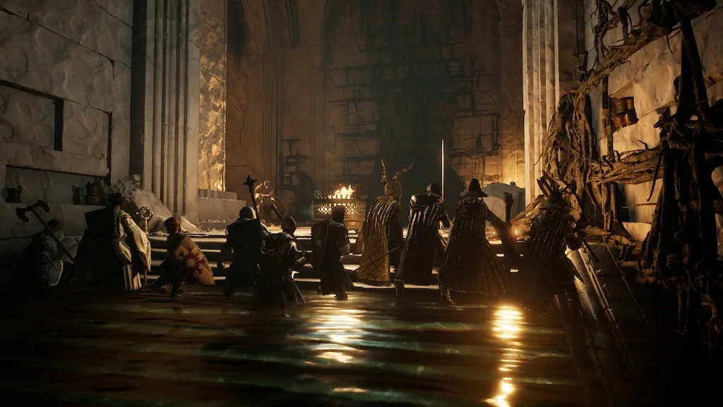 Pax Dei gameplay featured in the MMOFinder editorial