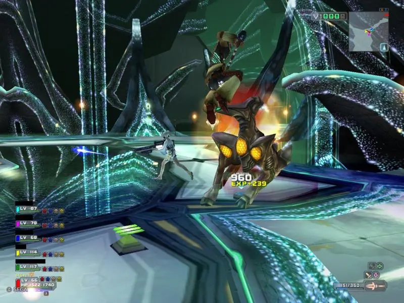 Phantasy Star Universe gameplay screenshot 2