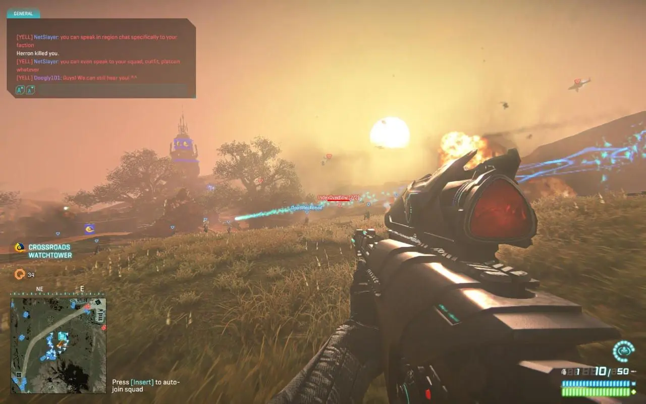 PlanetSide gameplay screenshot 2