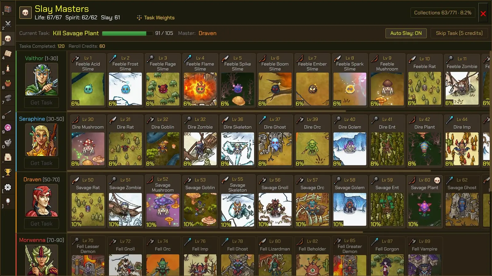 Scapewatch: Idle MMO gameplay screenshot 2