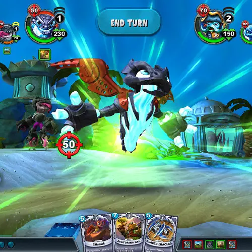 Skylanders Battlecast gameplay screenshot 2