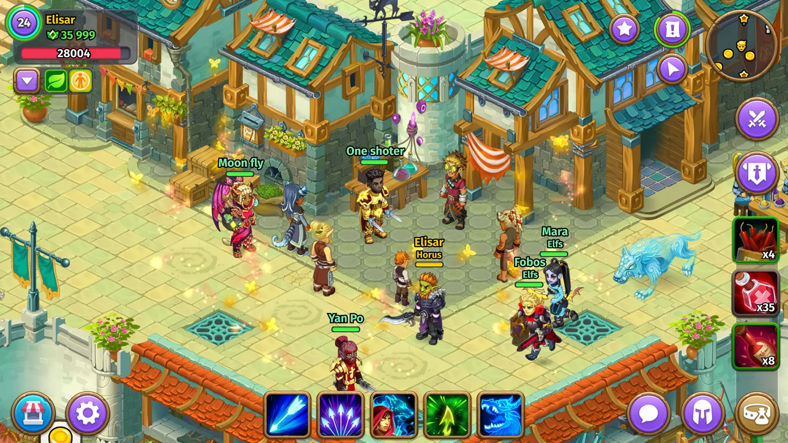 Skylore gameplay featured in the MMOFinder editorial