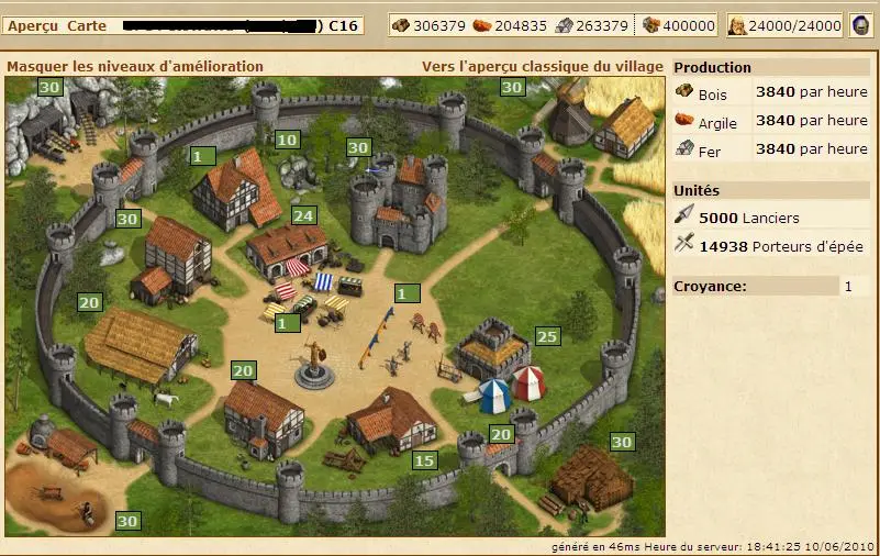 Tribal Wars gameplay screenshot 2